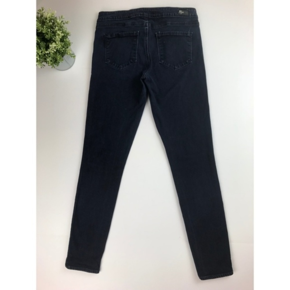Paige Rowena Leggings Dark Wash Skinny Jeans 31 - Picture 4 of 10